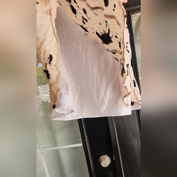 BURBERRY PAINT SPLASH SILK‎ SKIRT - Picture 6 of 10